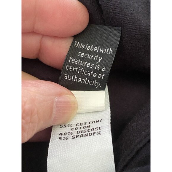 Diane Von Furstenberg Women Scoop Neck Short Sleeve Midi Dress Black Size Large - Picture 13 of 16